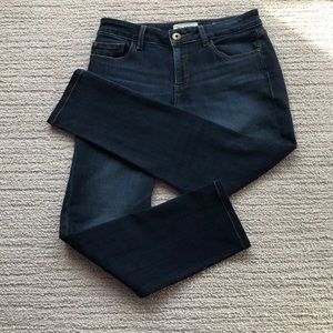 DL 1961 Florence Jeans.  Dark wash.  Size 27